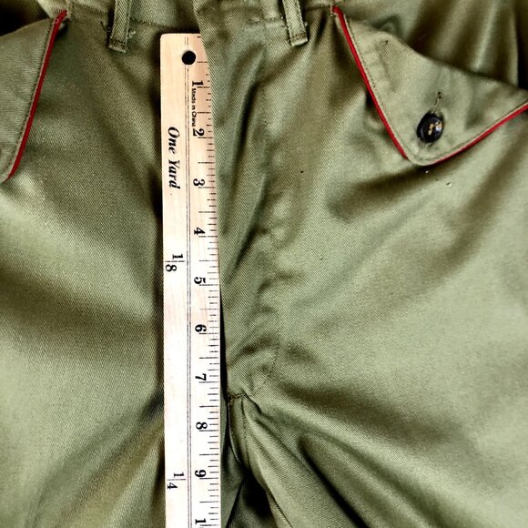 VTG Boy Scouts Trousers 26x26 Pocket Flaps 50s/60s Union Made BSA uniform - Picture 3 of 6